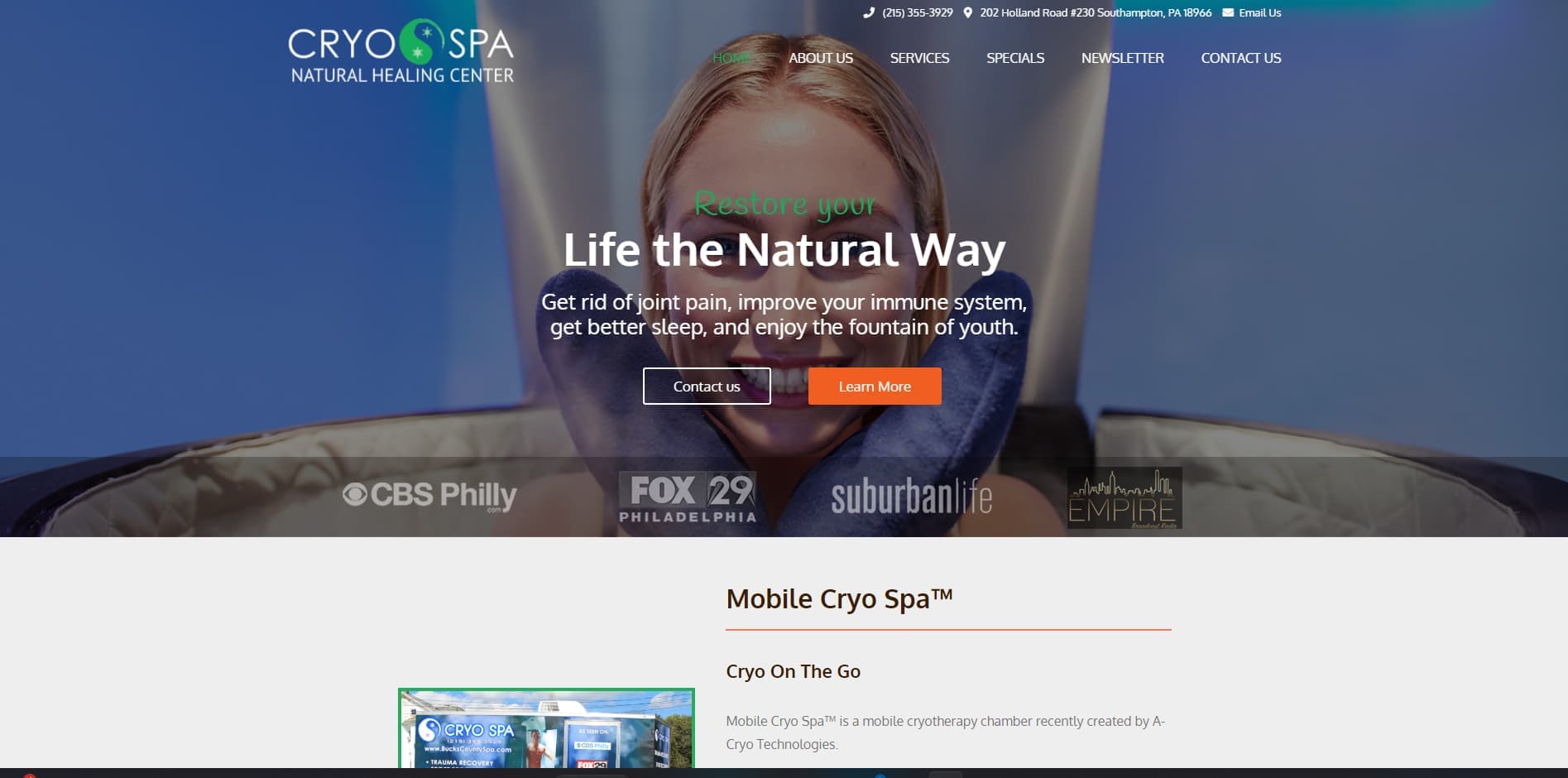 Cryo Spa Natural Healing Center