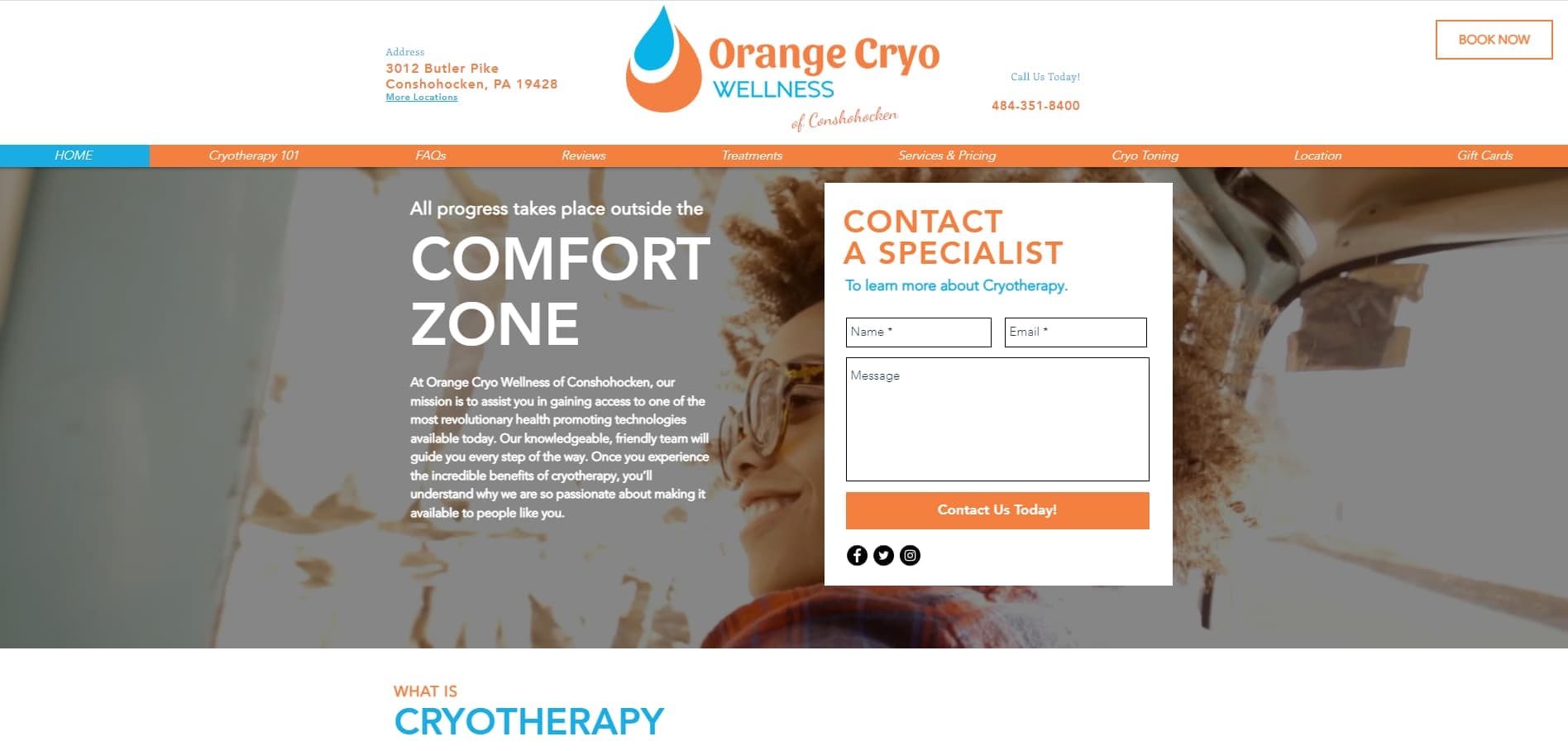 Orange Cryo Wellness