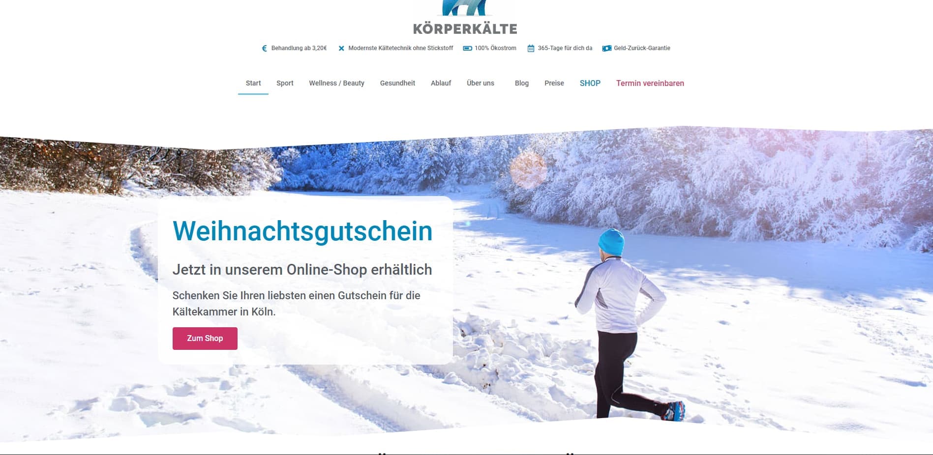 Körperkälte Kältekammer Köln Rodenkirchen