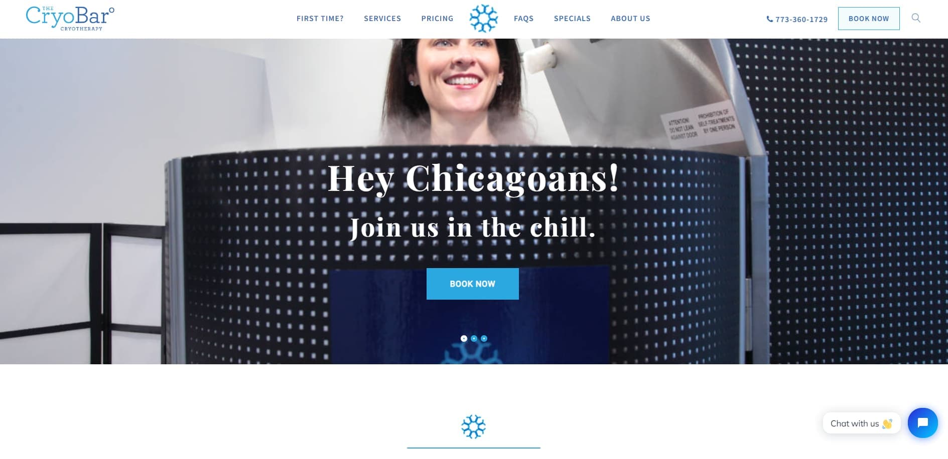 The CryoBar West Loop